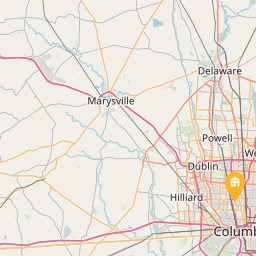 Marriott Columbus University Area on the map